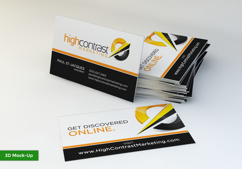 High Contrast Marketing – Business Card