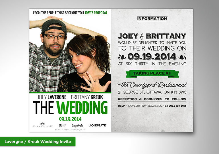 Lavergne / Kreuk Wedding Invites