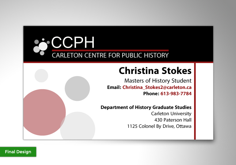 Christina Stokes – Business Card